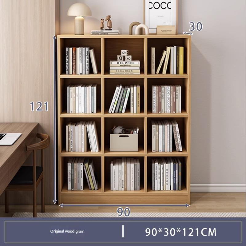 90cm four-layer 12-grid pastoral oak