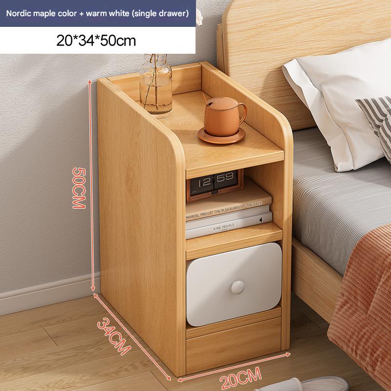 Nordic maple   white surface single draw 20cm