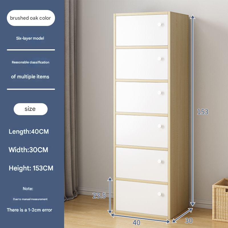 [30cm deep] 6 layers-brushed oak color