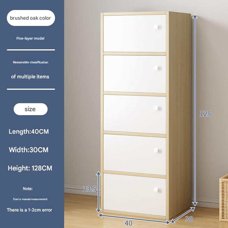 [30cm deep] 5 layers - brushed oak color