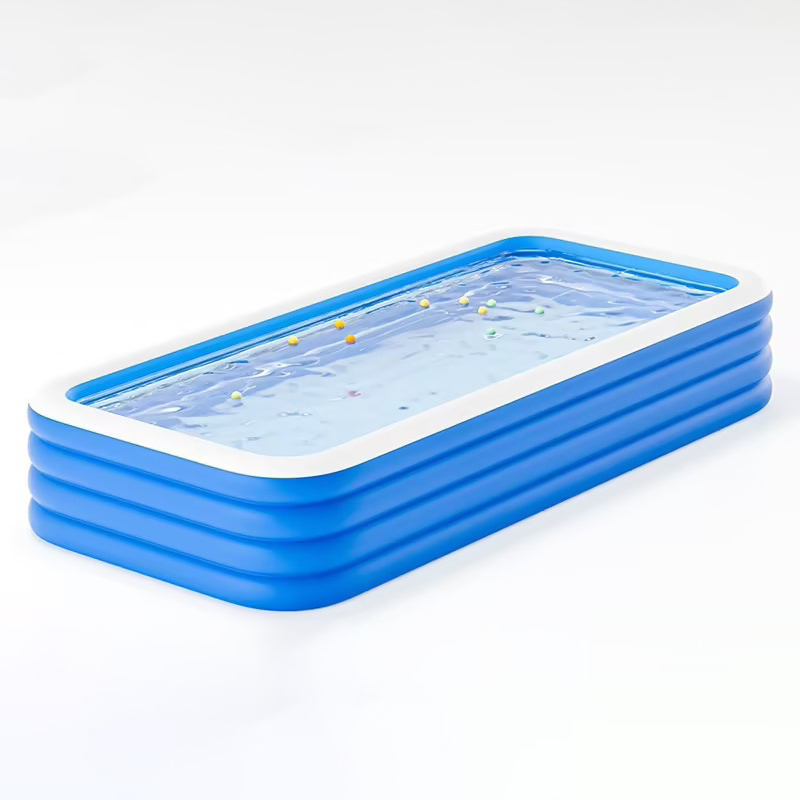 4-layer/388x180x52cm/Swimming pool, wireless air pump and slide