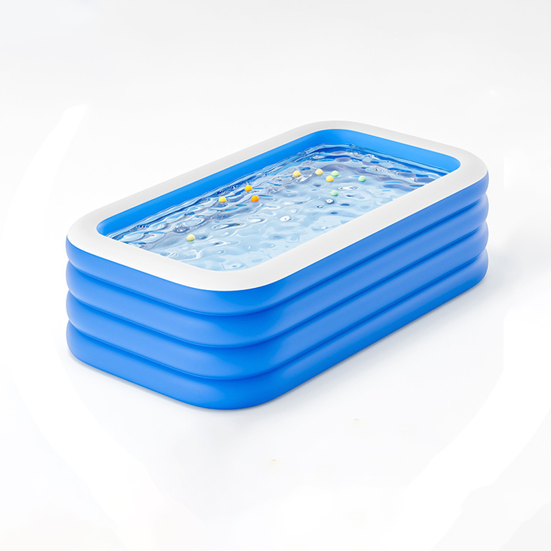4-layer/200x125x60cm/Swimming pool, wireless air pump and slide