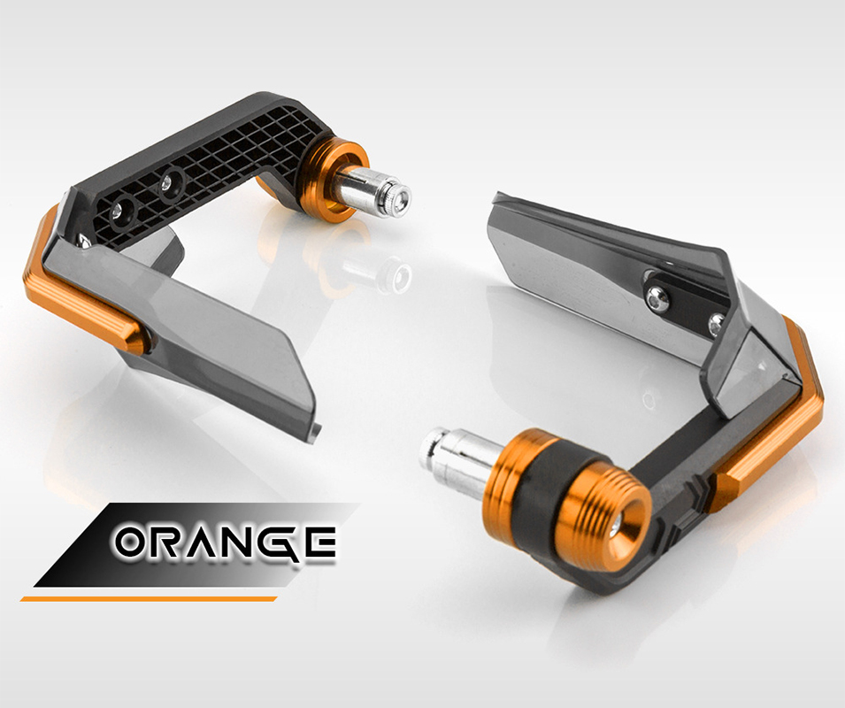 Orange aluminum trim | orange end plug | smoked lenses