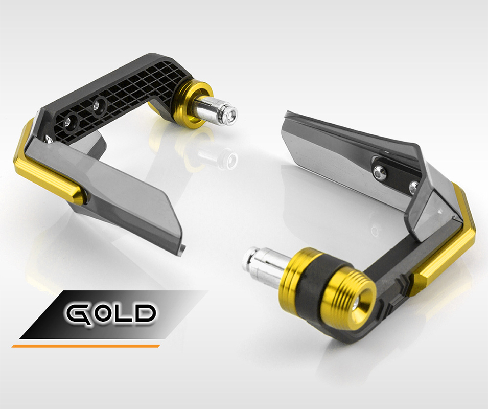 Gold aluminum trim | gold end plug | smoked lenses