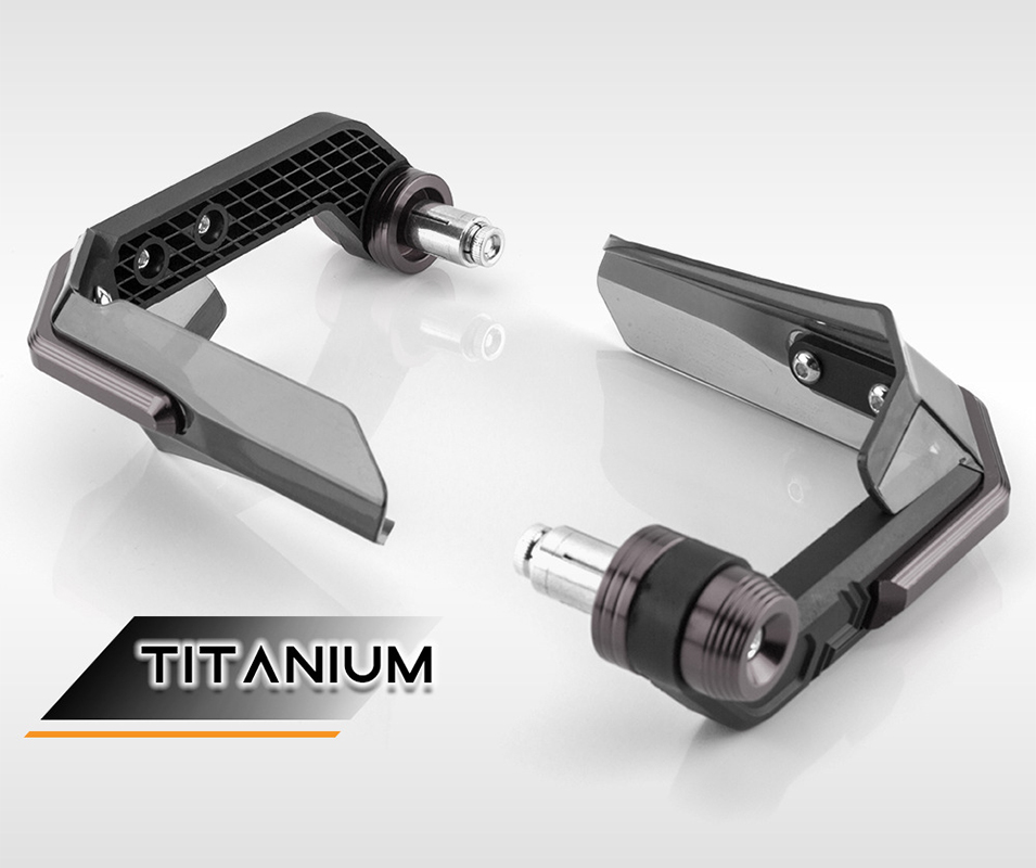 Titanium color aluminum trim | titanium end plug | smoked lenses