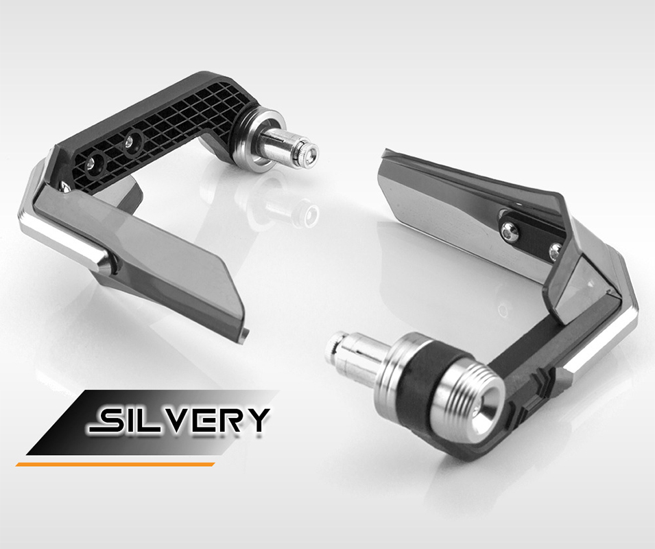 Silver aluminum trim | silver end plug | smoked lenses