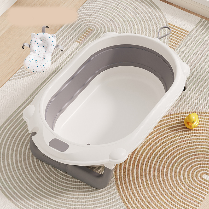 Gray basic model with bath mat