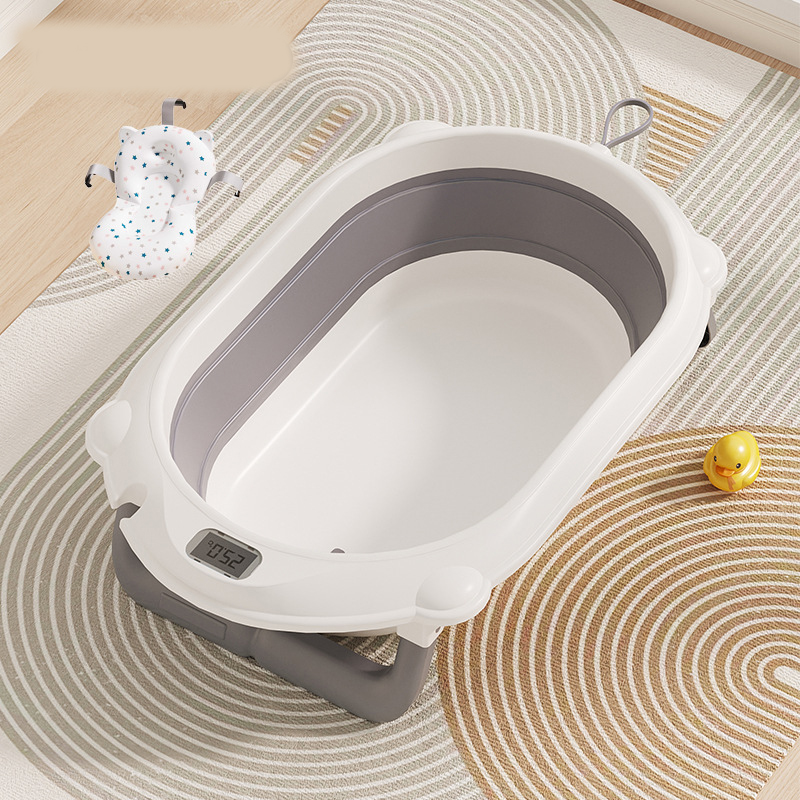 Gray temperature sensor with bath mat