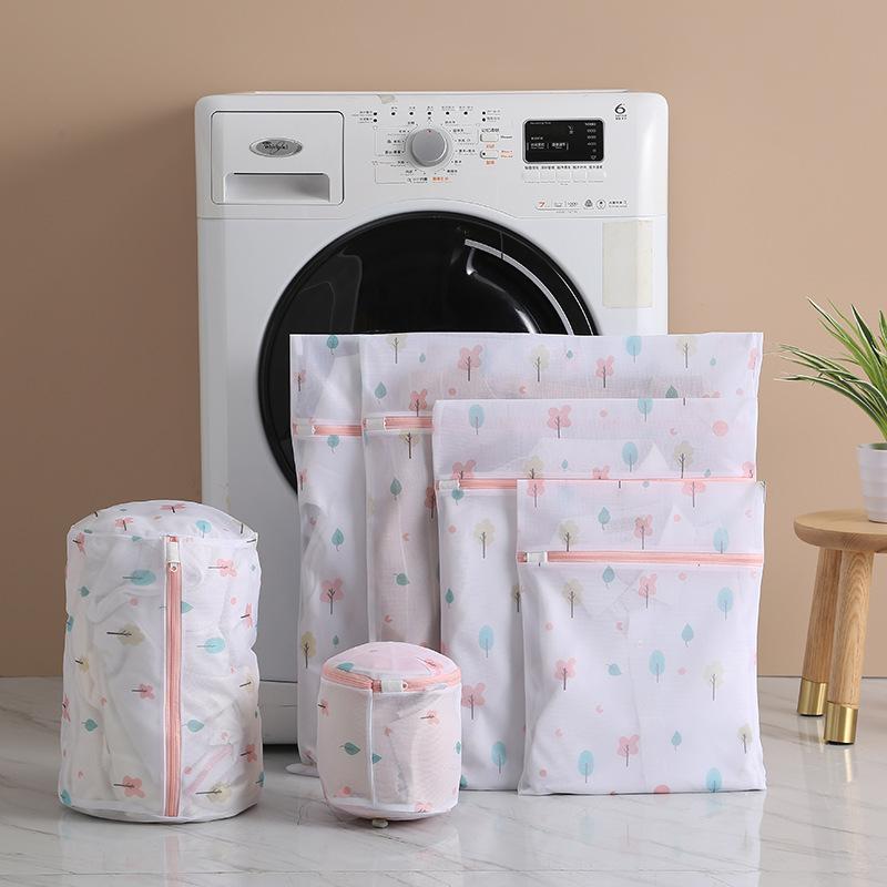 Colorful small tree six-piece set (small, medium, large, extra large, cylinder, bra bag)