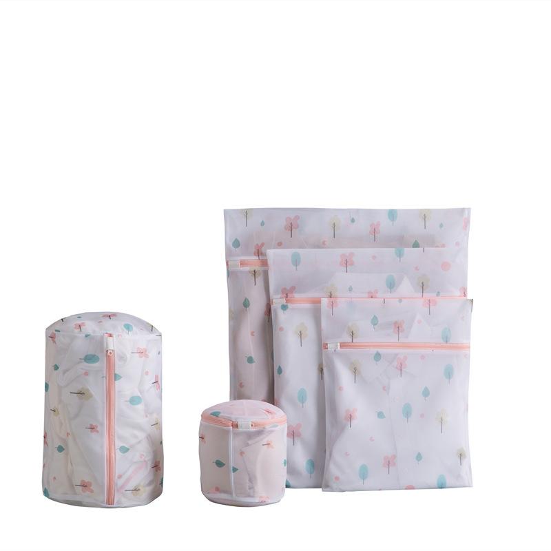Colorful small tree five-piece set (small, medium, large, cylinder, bra bag)