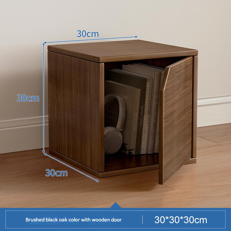 [classic model with door] brushed black oak 30CM