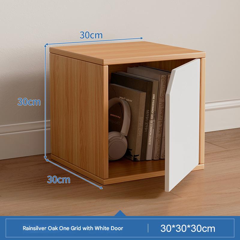 [classic model with door] rain silver oak   white 30CM