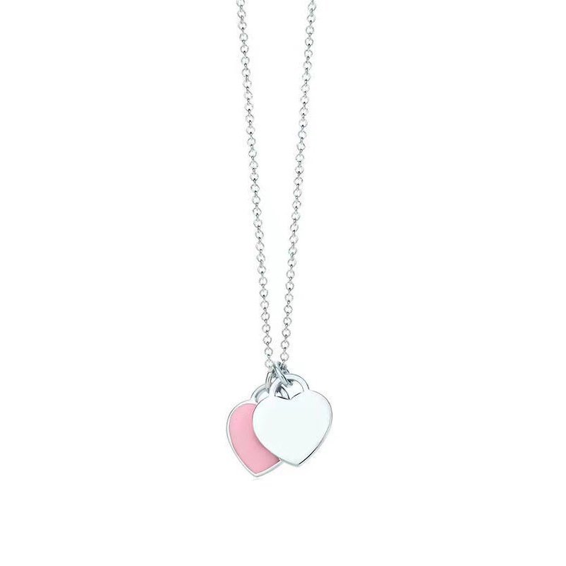 3:Pink heart necklace 16inch