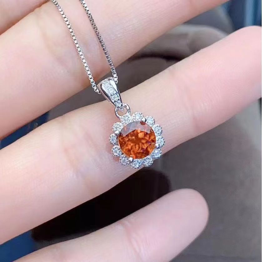 1:Orange necklace 18inch