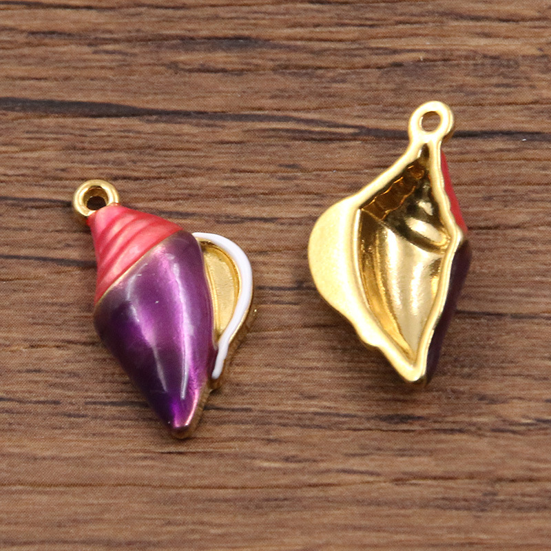 Purple conch 12X22mm