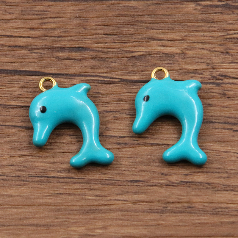 1:Blue dolphin 16X22mm
