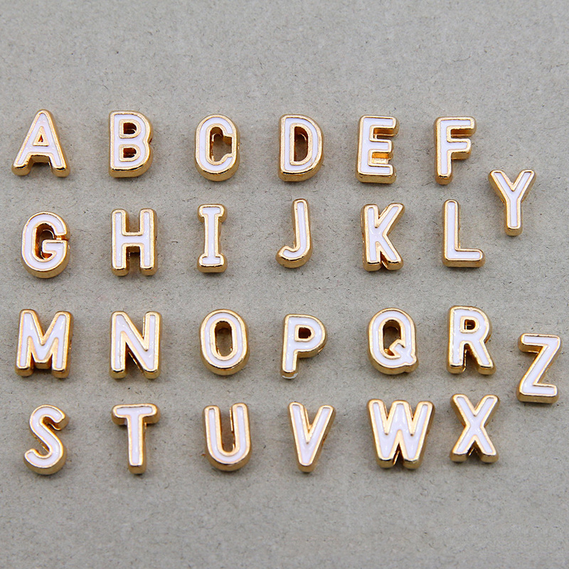 White A set of 26 letters