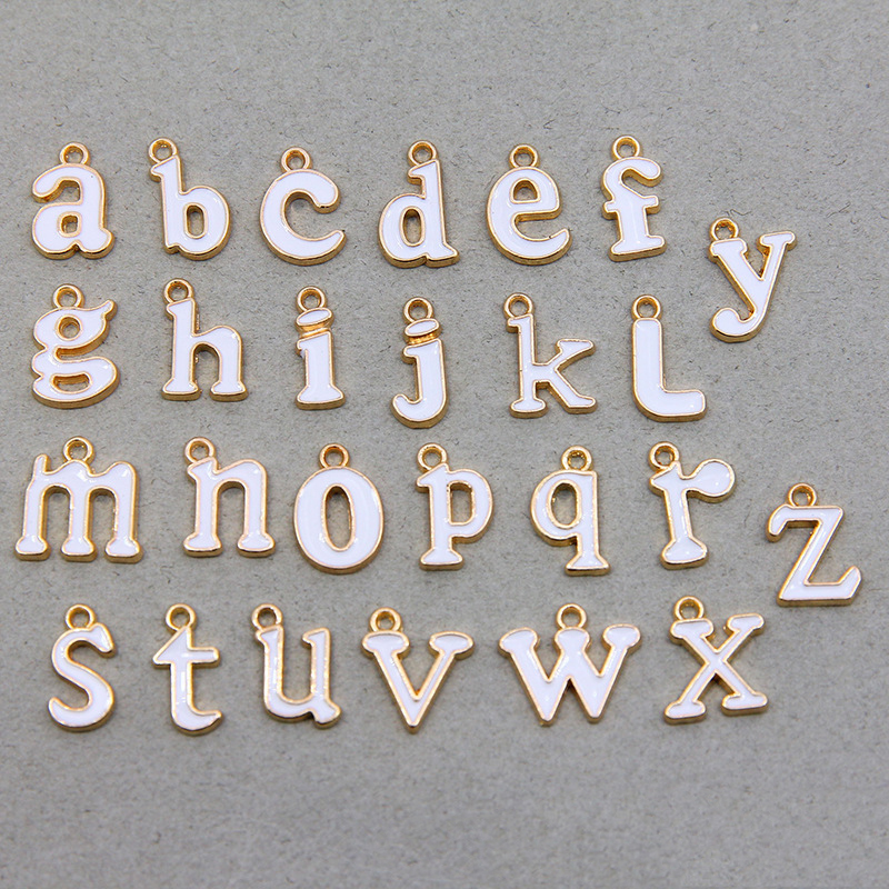 White A set of 26 letters