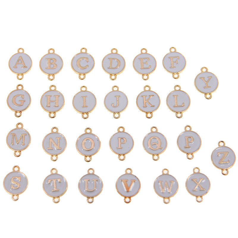 White A set of 26 letters