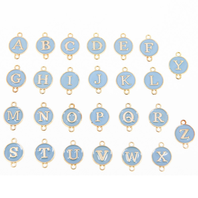 Sky Blue A set of 26 letters