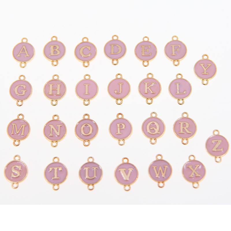 Pink A set of 26 letters