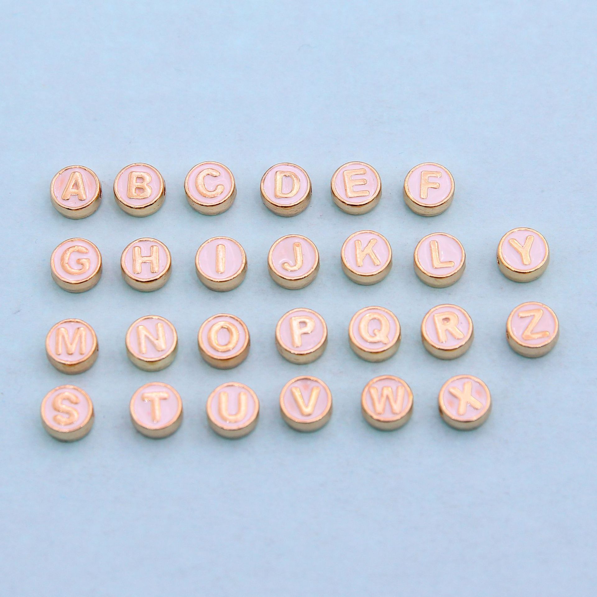 White A set of 26 letters