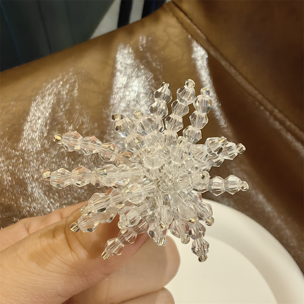 Transparent bead fireworks shoelace buckle