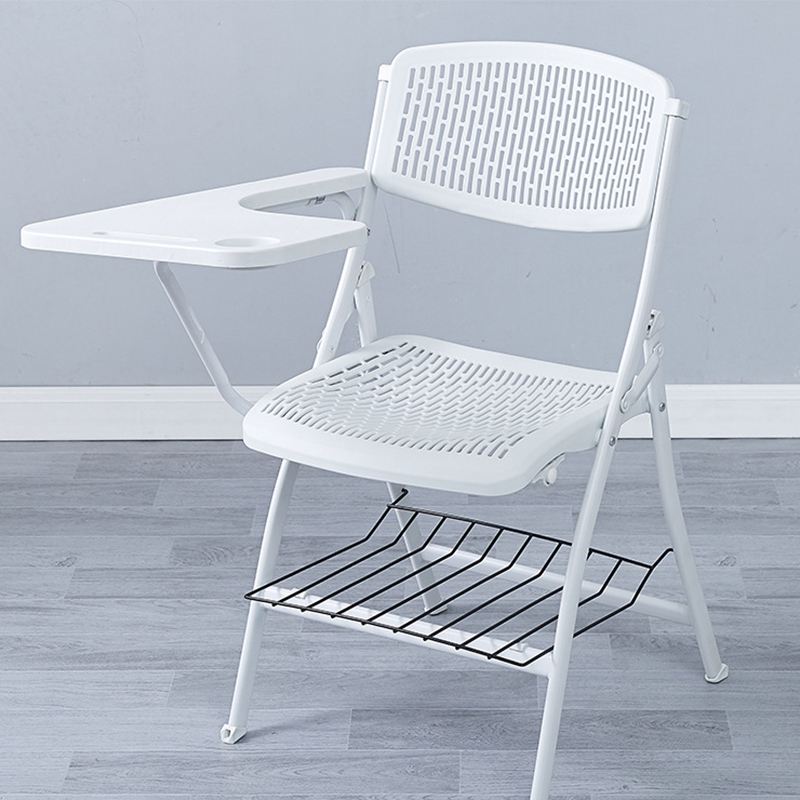 White mesh with writing board and book net