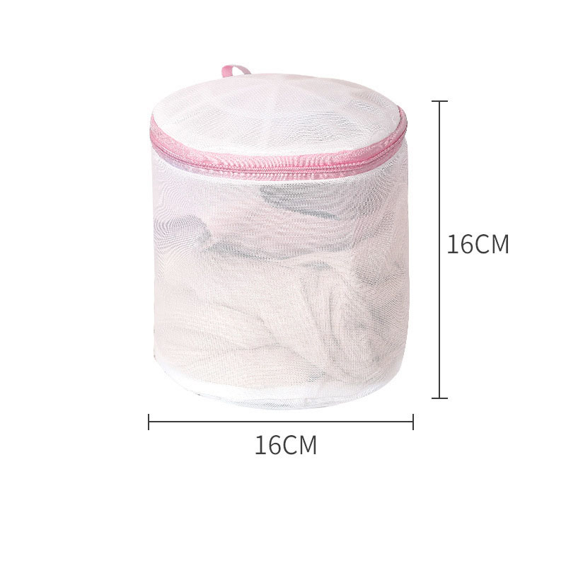 70g pink fine mesh bra bag (16*16cm)
