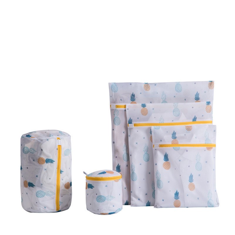 Pineapple five-piece set (small, medium, large, cylinder, bra bag)