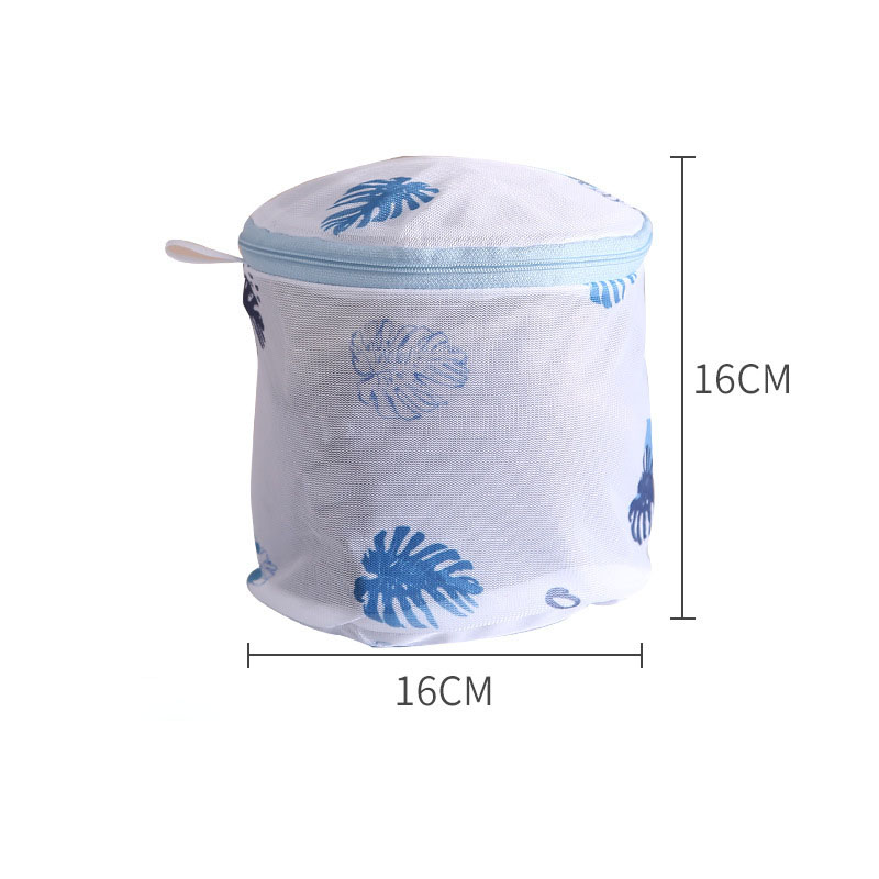 Blue leaf bra bag (16*16cm)