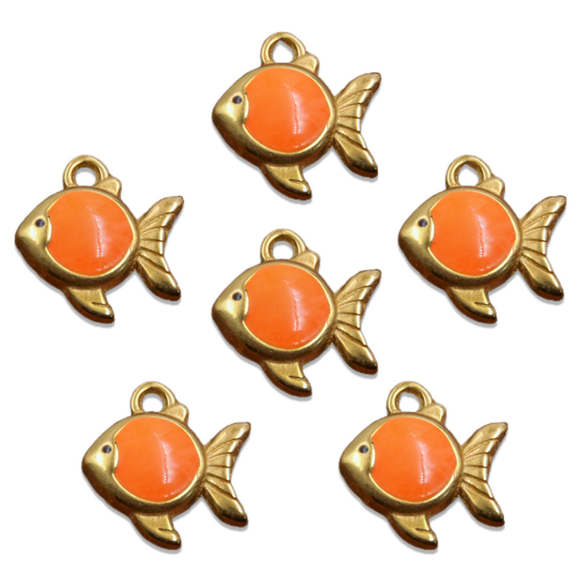 5:No. 2 double-sided fish 15x15mm