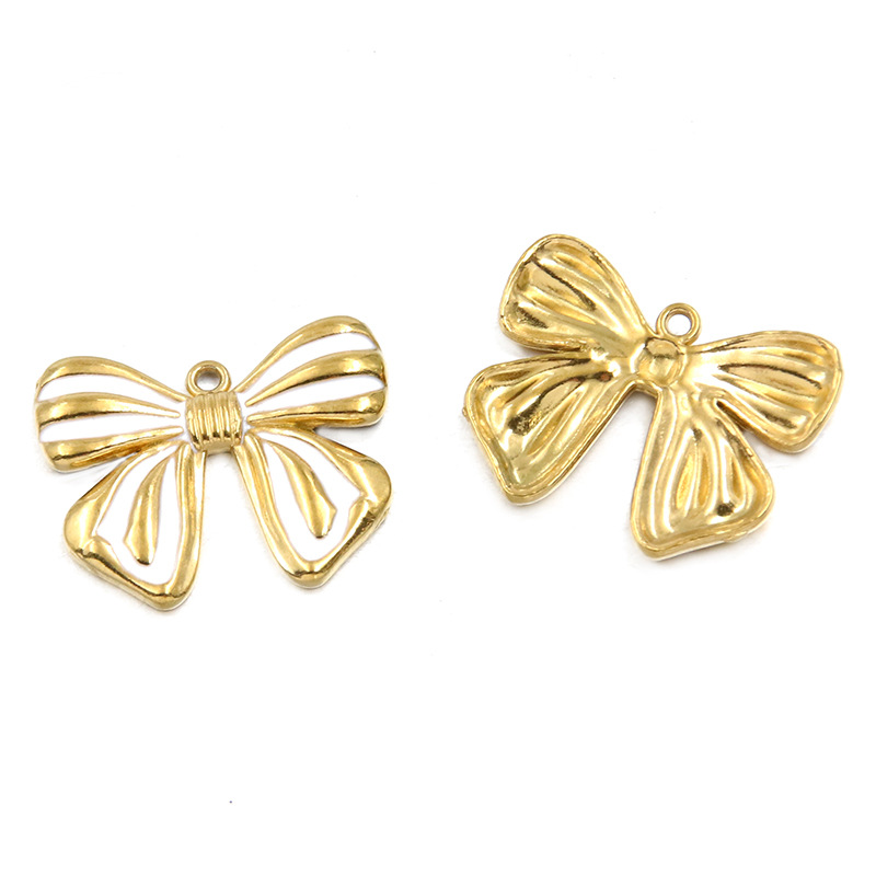 No. 2 white bow 20x25mm