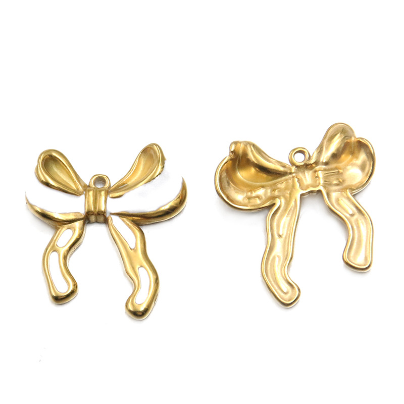 1:No. 1 white bow 22x25mm