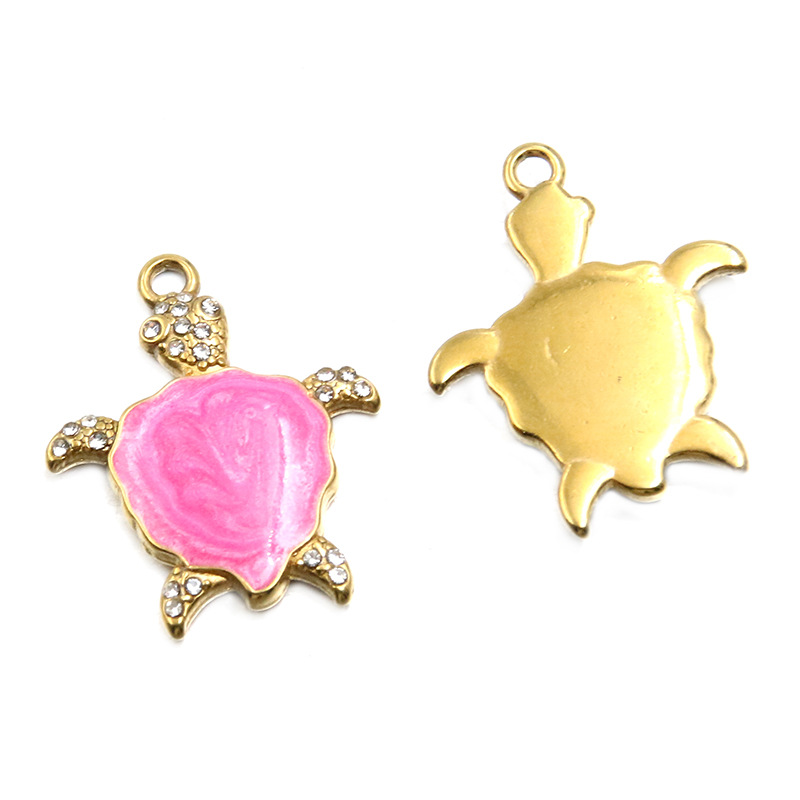 4:Pink turtle 20X25mm