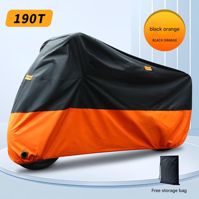 190T black and orange