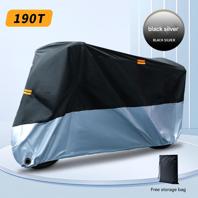 190T black and silver