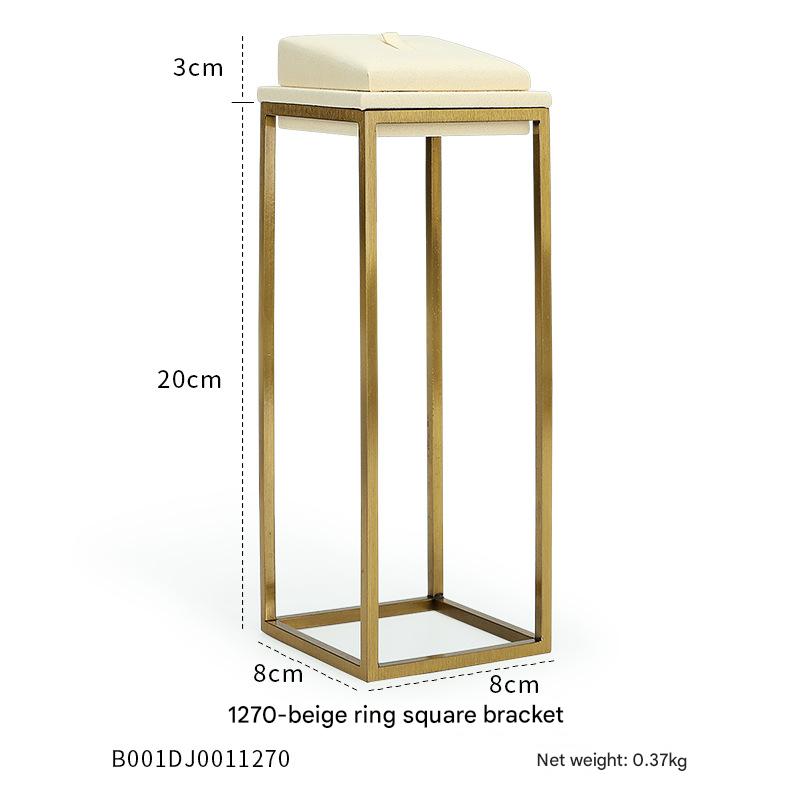 14:1270-off white ring square bracket 8 × 8 × 23cm