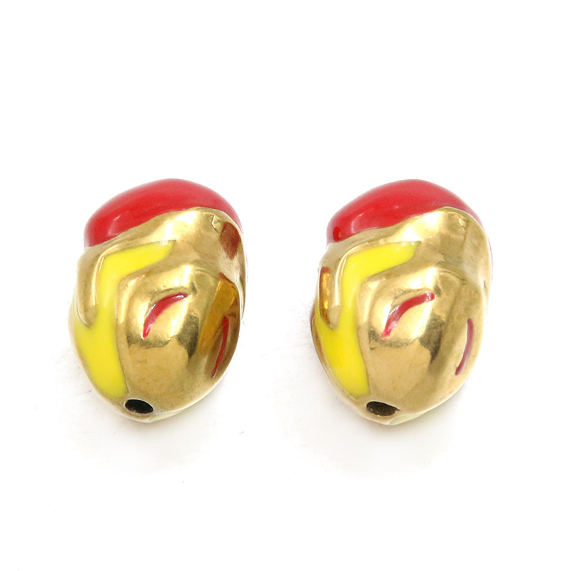 2:No. 2 Mask Bead 12X16mm