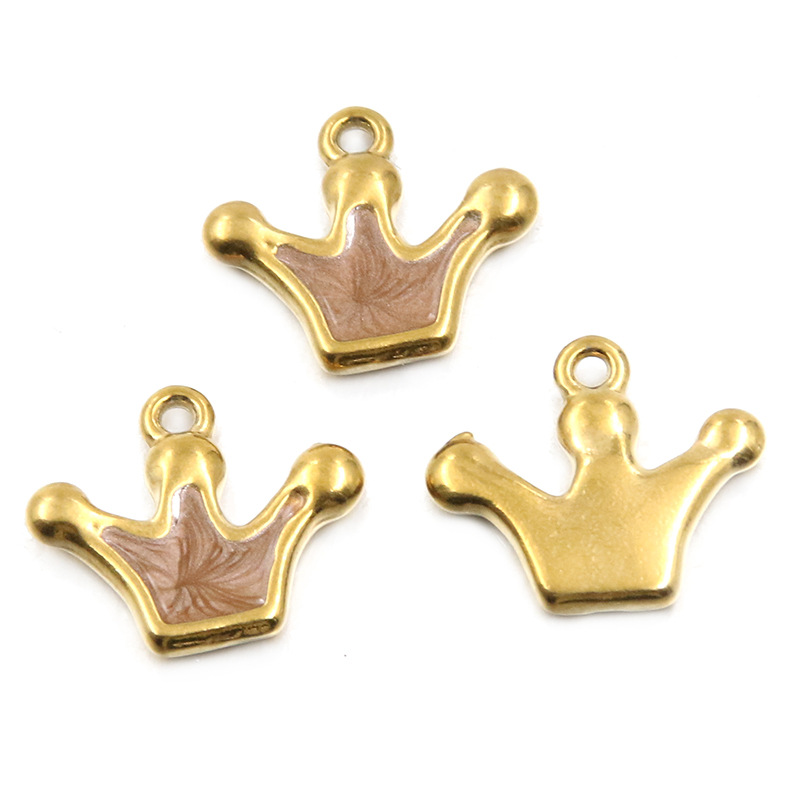 5:coffee color crown 14X16mm