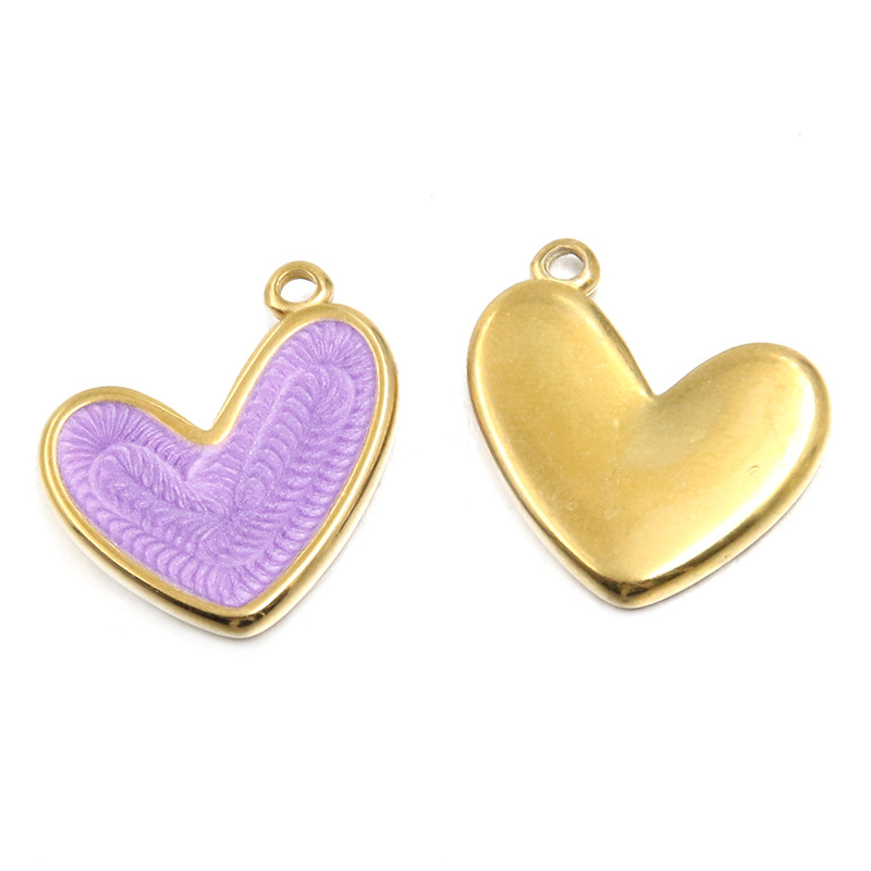 12:purple heart 20X22mm