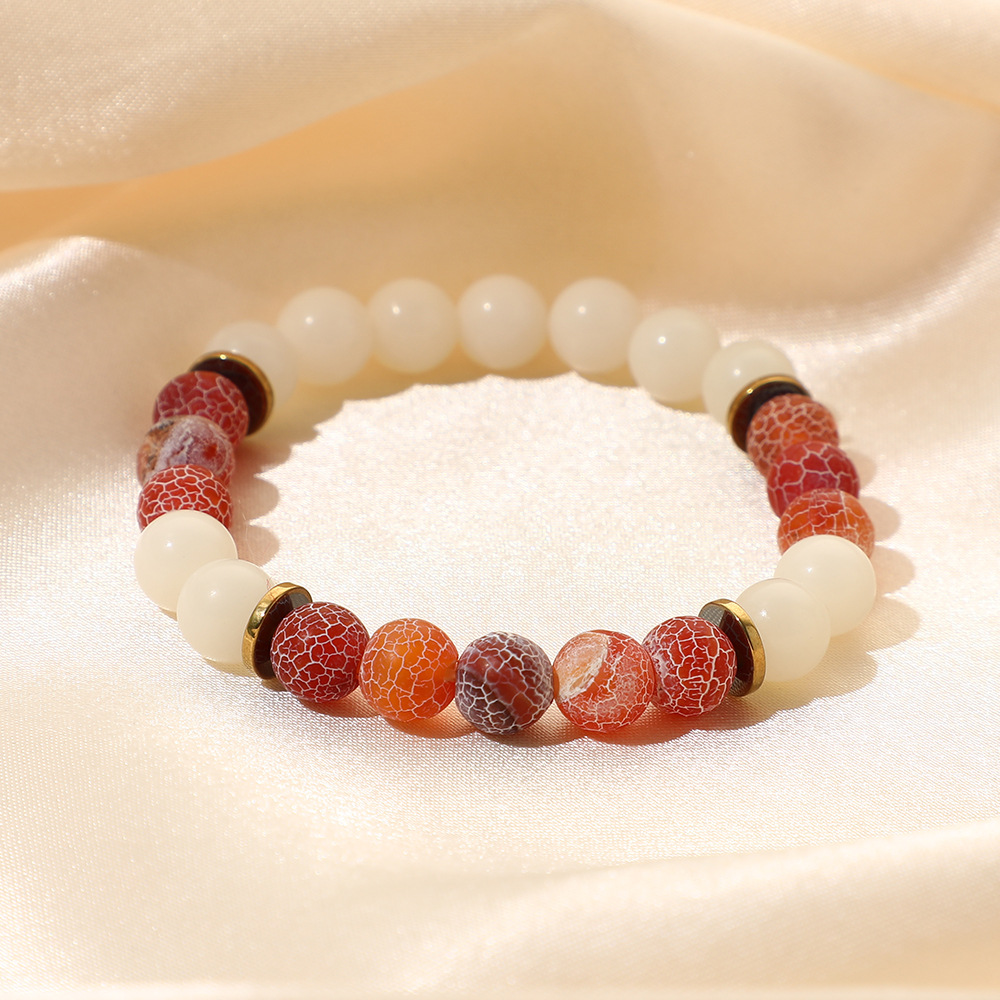 4:Burgundy weathered agate