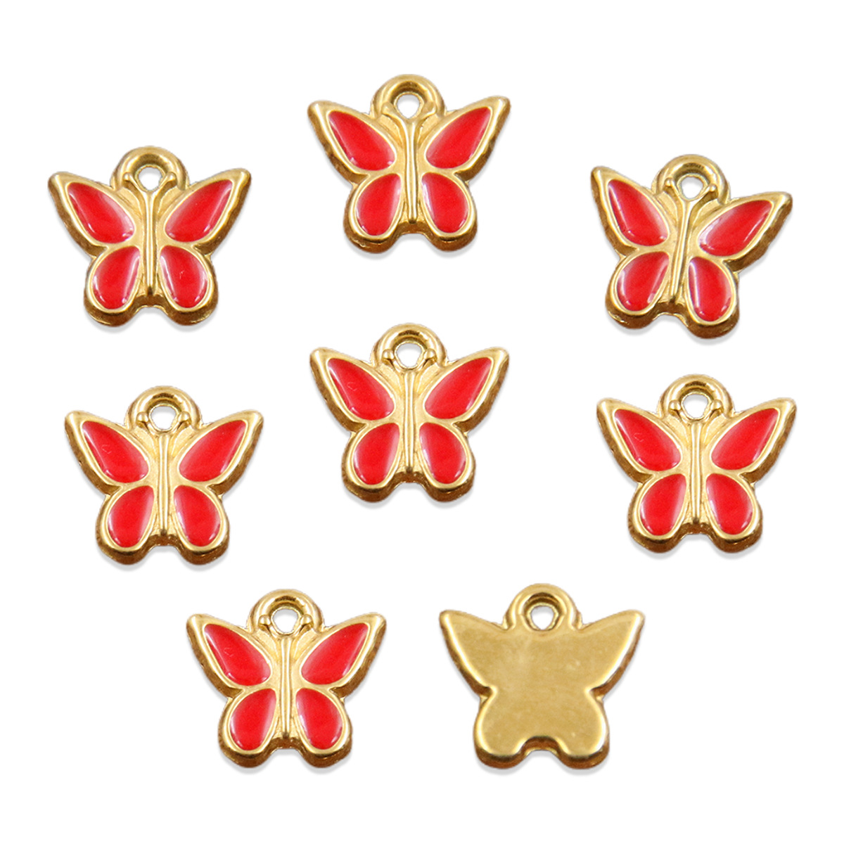 4:No. 1 red butterfly 9x9mm