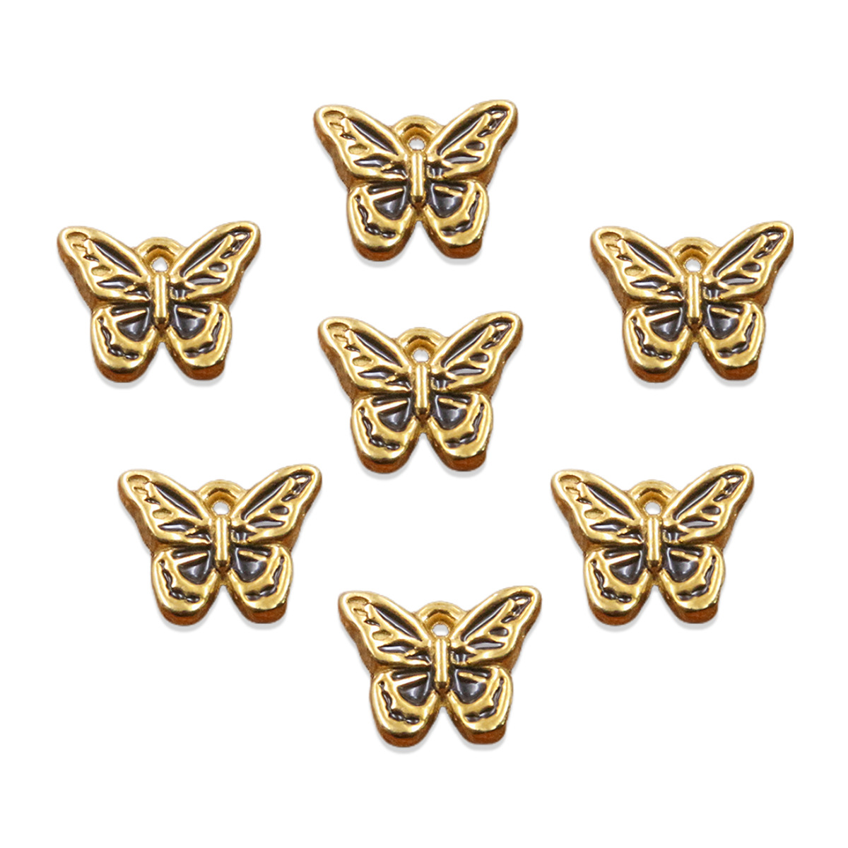 15:No. 3 black butterfly 8x11mm