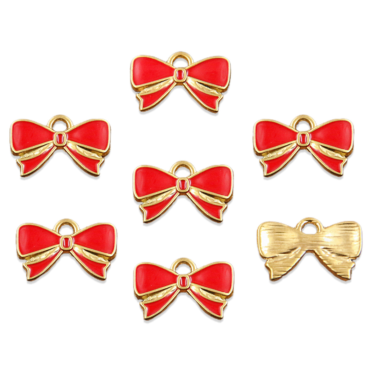 18:No. 4 red bow 12x19mm