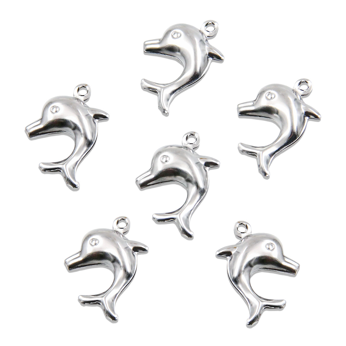3:Steel color dolphin 15x20mm