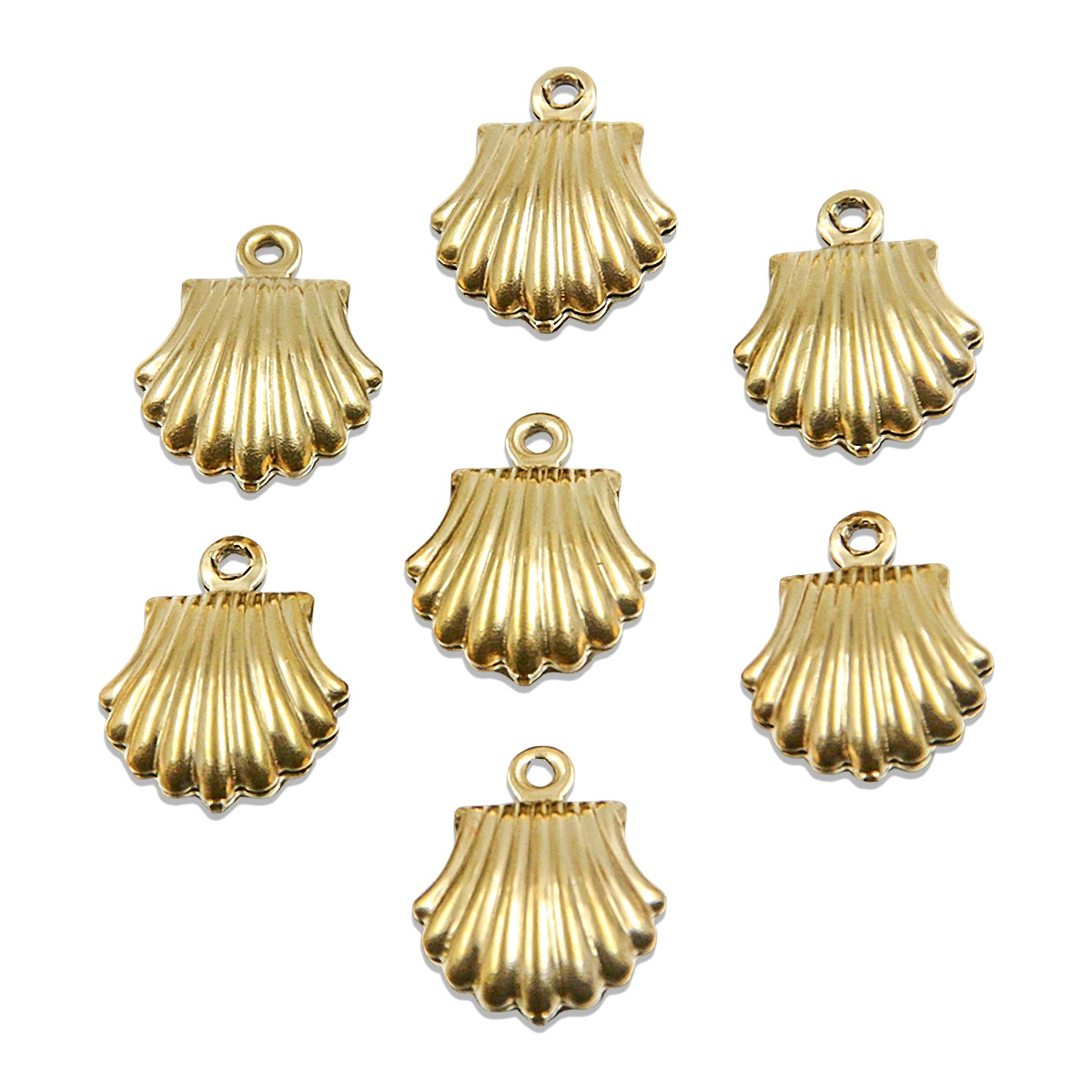 12:Gold shell 11x14mm