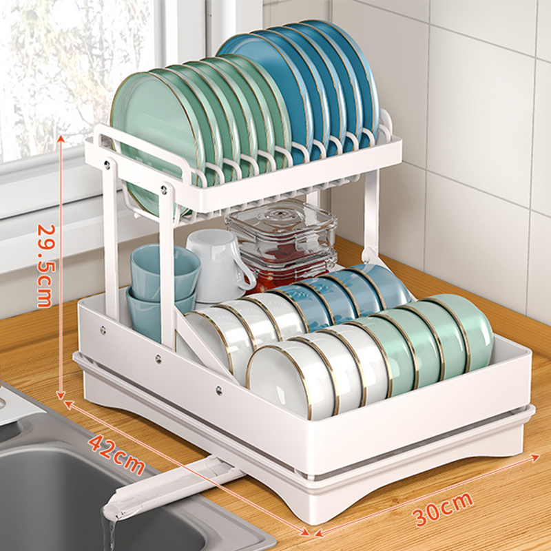 White * folding dish rack * main rack