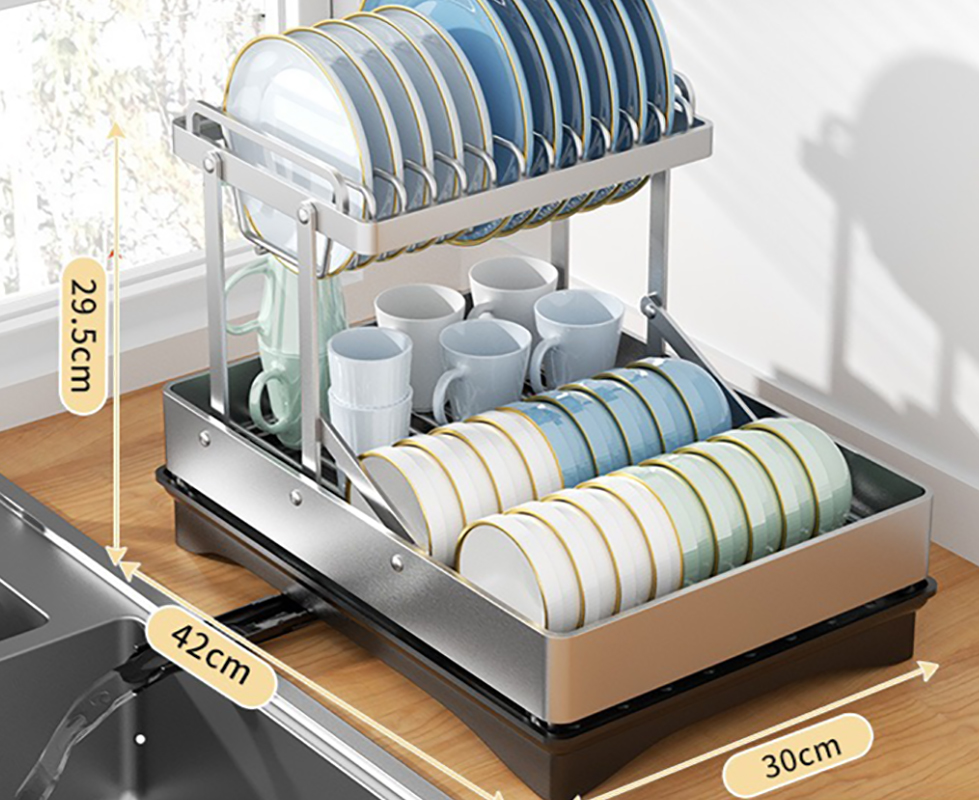 Stainless steel * folding dish rack * main rack