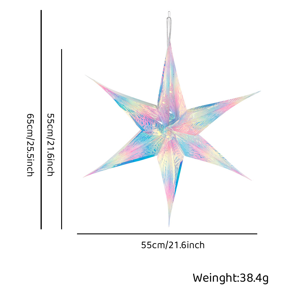 Color printing magic hexagonal star (31*15cm)